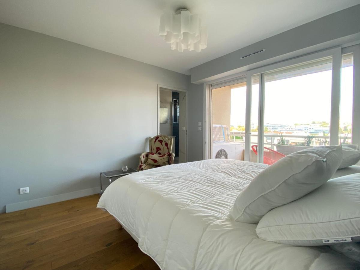 T3 Climatise Villa Juana Avec Parking Et Proche Plage 昂蒂布 外观 照片