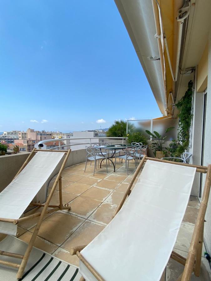 T3 Climatise Villa Juana Avec Parking Et Proche Plage 昂蒂布 外观 照片