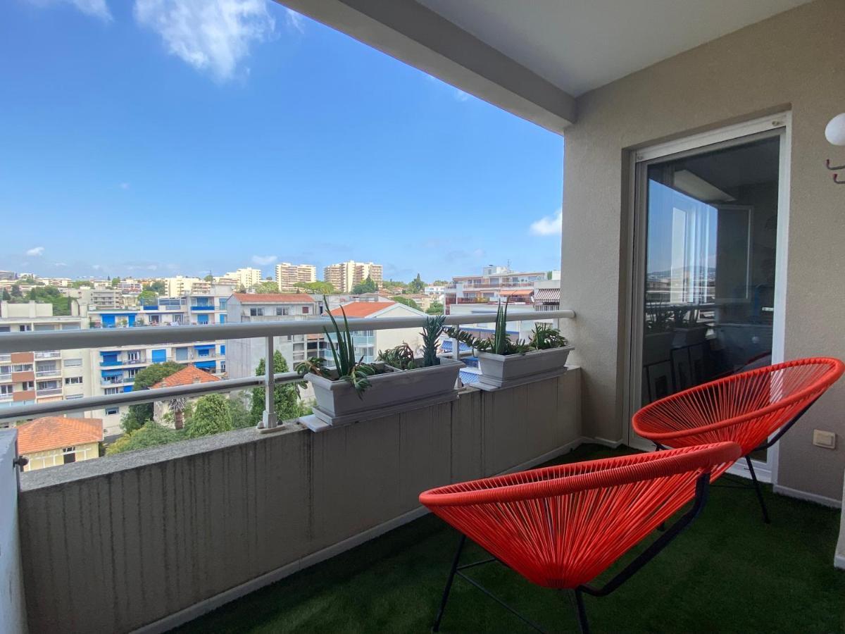 T3 Climatise Villa Juana Avec Parking Et Proche Plage 昂蒂布 外观 照片